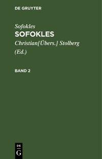 Cover Sofokles: Sofokles. Band 2