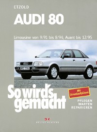 Cover Audi 80 9/91 bis 8/94, Avant bis 12/95