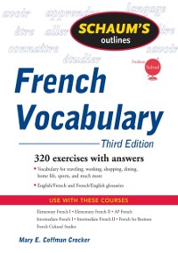 Cover Schaum's Outline of French Vocabulary, 3ed