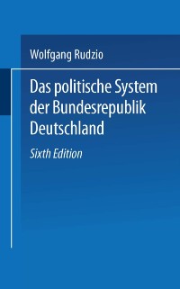 Cover Das politische System der Bundesrepublik Deutschland