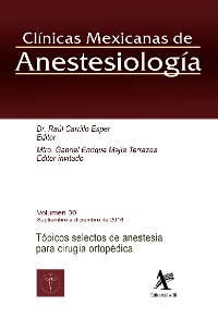 Cover Tópicos selectos de anestesia para cirugía ortopédica