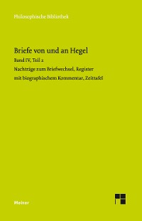 Cover Briefe von und an Hegel. Band 4, Teil 2