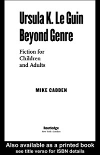 Cover Ursula K. Le Guin Beyond Genre