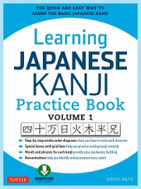 Cover Learning Japanese Kanji Practice Book Volume 1