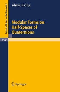 Cover Modular Forms on Half-Spaces of Quaternions