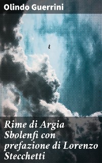 Cover Rime di Argia Sbolenfi con prefazione di Lorenzo Stecchetti