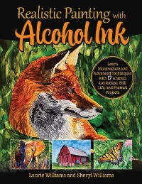 Cover Realistic Painting with Alcohol Ink