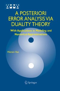 Cover A Posteriori Error Analysis Via Duality Theory