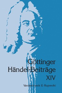 Cover Göttinger Händel-Beiträge, Band 14
