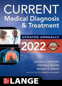 Cover CURRENT Medical Diagnosis and Treatment 2022