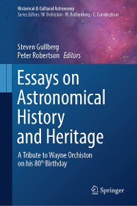 Cover Essays on Astronomical History and Heritage