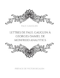 Cover Lettres de Paul Gauguin à Georges-Daniel de Monfreid