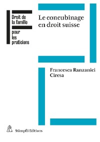 Cover Le concubinage en droit suisse