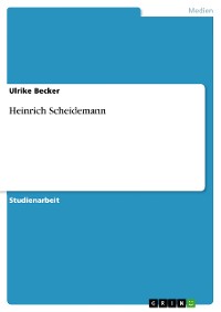 Cover Heinrich Scheidemann