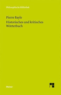 Cover Historisches und kritisches Wörterbuch