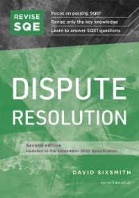 Cover Revise SQE Dispute Resolution