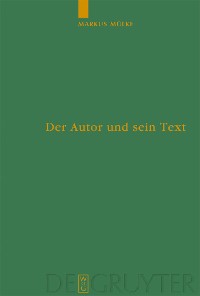 Cover Der Autor und sein Text