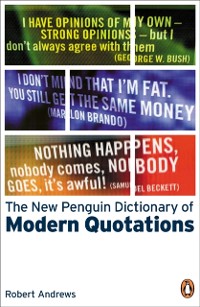 Cover New Penguin Dictionary of Modern Quotations