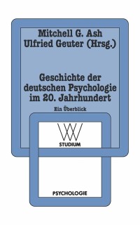 Cover Geschichte der deutschen Psychologie im 20. Jahrhundert
