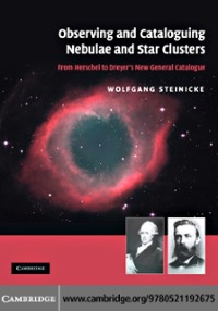 Cover Observing and Cataloguing Nebulae and Star Clusters
