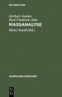 Cover Massanalyse