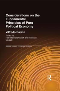 Cover Considerations on the Fundamental Principles of Pure Political Economy