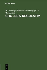 Cover Cholera-Regulativ