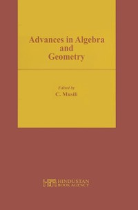 Cover Advances in Algebra and Geometry