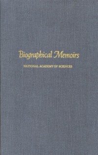 Cover Biographical Memoirs