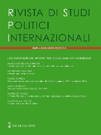 Cover Rivista di Studi Politici Internazionali 3-4/2022