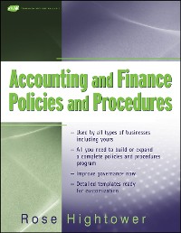 Cover Accounting and Finance Policies and Procedures