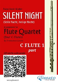 Cover Flute 1 part of "Silent Night" for Flute Quartet