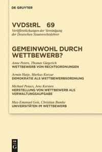 Cover Gemeinwohl durch Wettbewerb?