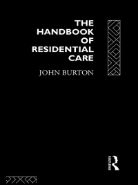 Cover The Handbook of Residential Care