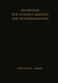 Cover Ergebnisse der Inneren Medizin und Kinderheilkunde