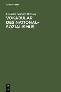 Cover Vokabular des Nationalsozialismus