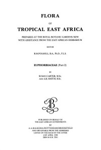 Cover Flora of Tropical East Africa - Euphorbiac v2 (1988)