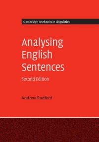 Cover Analysing English Sentences