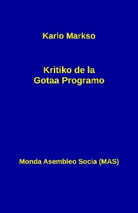 Cover Kritiko de la Gotaa Programo