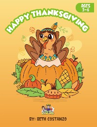 Cover Thanksgiving Activity Workbook For Kids!