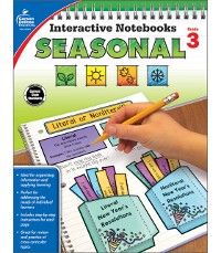 Cover Interactive Notebooks Seasonal, Grade 3