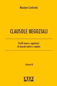 Cover Clausole negoziali - Volume III