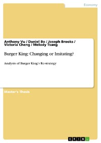 Cover Burger King: Changing or Imitating?
