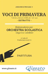 Cover Voci di Primavera - estratto per orchestra scolastica (partitura)