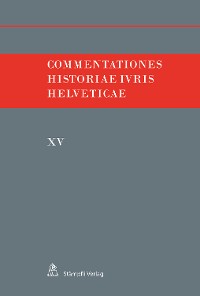 Cover Commentationes Historiae Iuris Helveticae