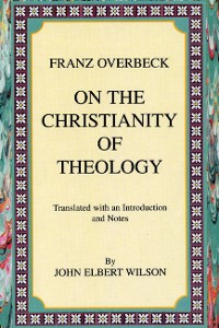 Cover On the Christianity of Theology