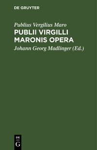 Cover Publii Virgilli Maronis Opera