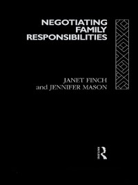 Cover Negotiating Family Responsibilities