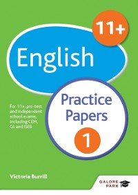 Cover 11+ English Practice Papers 1