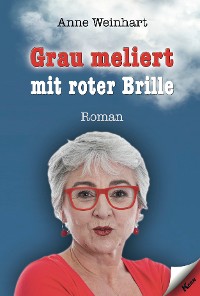 Cover Grau meliert mit roter Brille